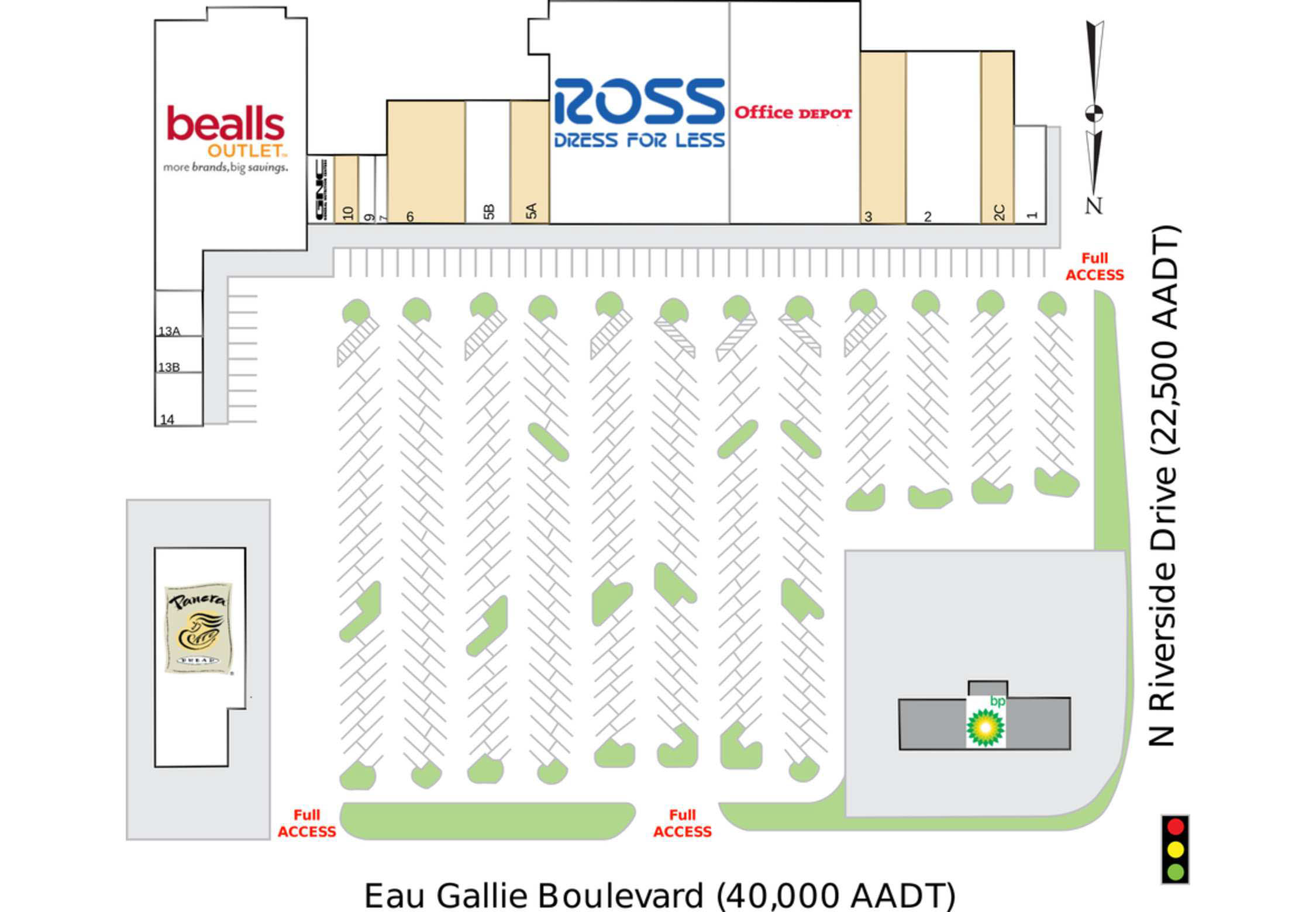 Causeway Shopping Center site plan
