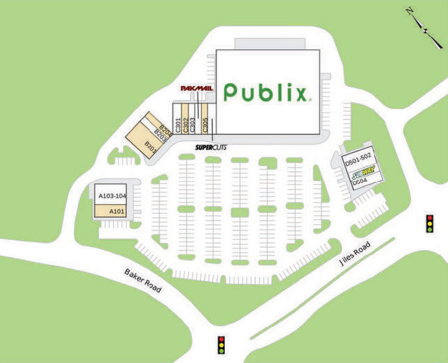 Kennesaw Walk Shopping Center site plan