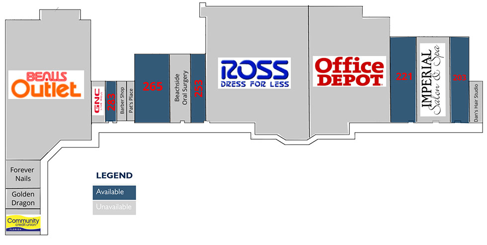 Causeway Shopping Center site plan