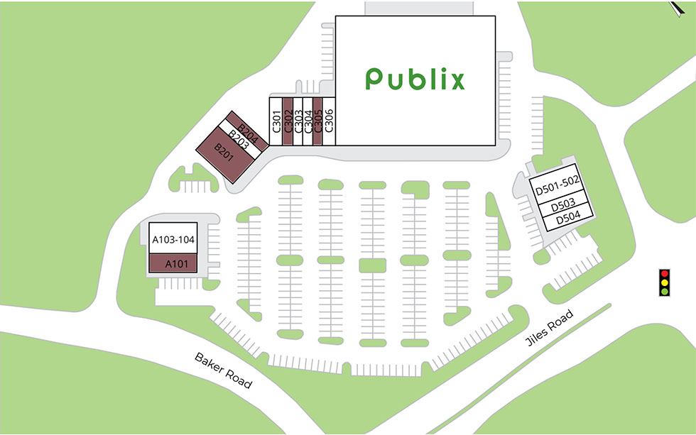 Kennesaw Walk Shopping Center site plan