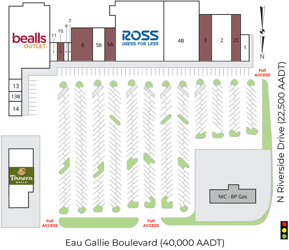 Causeway Shopping Center site plan